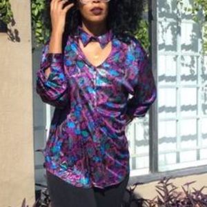 VINTAGE PAISLEY BLOUSE